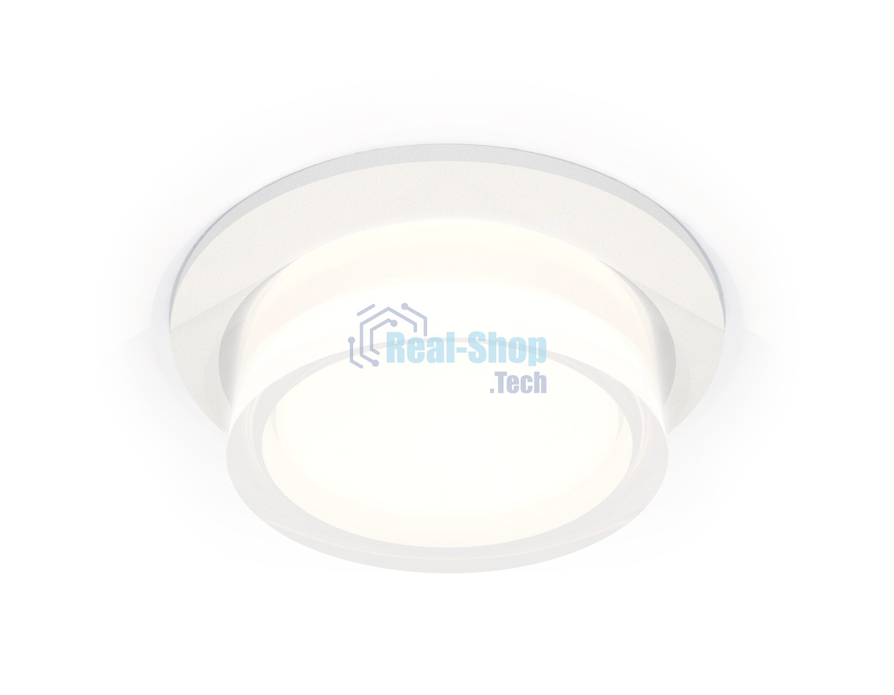 Комплект встраиваемого светильника Ambrella light XC6512063 SWH/FR/CL белый песок/белый матовый/прозрачный MR16 GU5.3 (C6512, N6241)