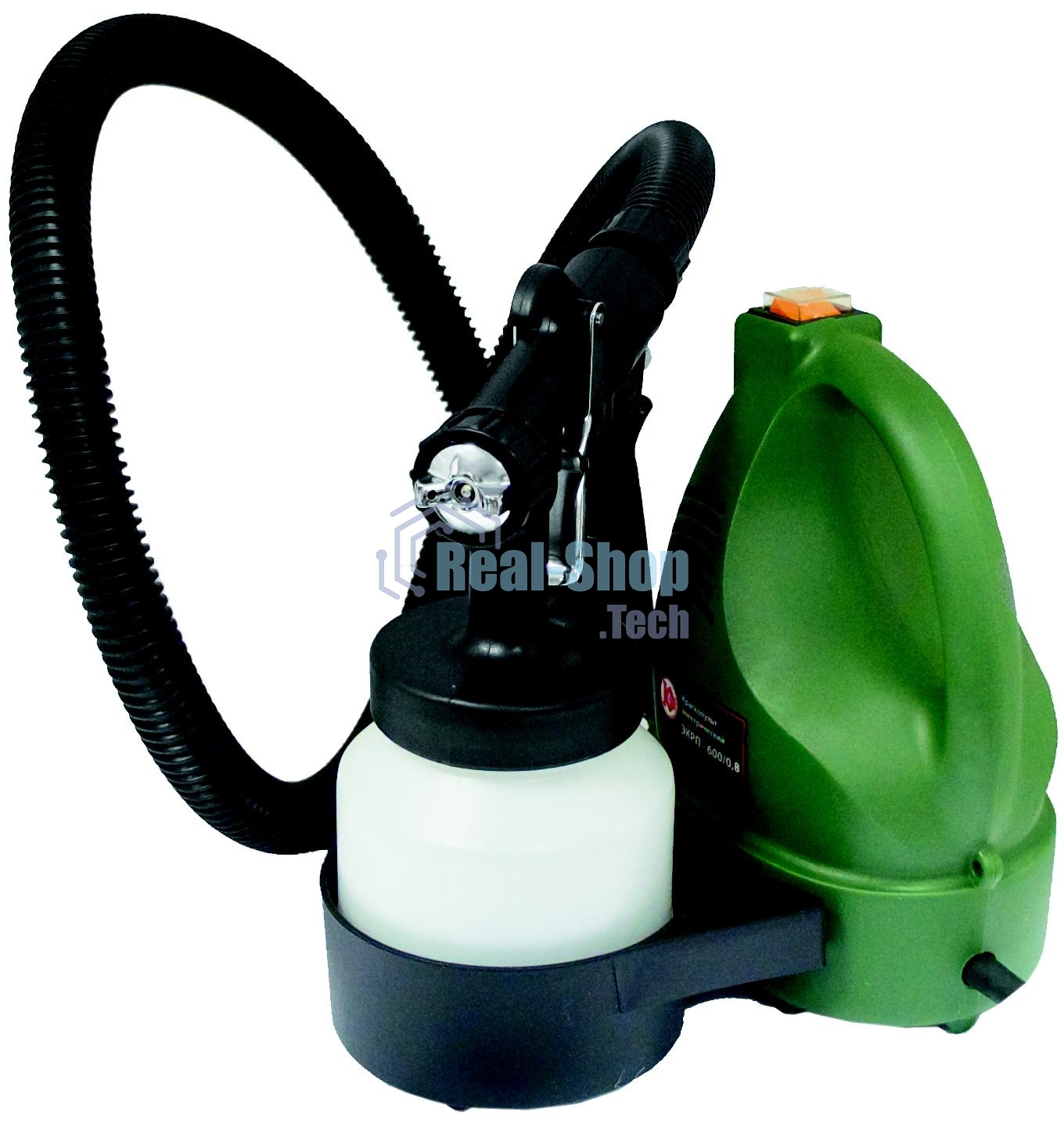 Краскопульт КАЛИБР ЭКРП-600/0,8 600Вт бак 0.8л 40 DIN