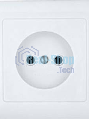Розетка WESSEN RS10-132-BХИТ белый 1-я б/з 10А скрытый монтаж