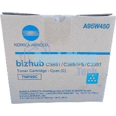 Тонер-картридж Konica-Minolta bizhub C3351/C3851 синий TNP-49C