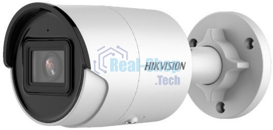 Камера видеонаблюдения цилиндрическая Hikvision DS-2CD2083G2-IU(2.8mm) 8Мп уличнаяс EXIR-подсветкой до 40м и технологией AcuSense1/2.8