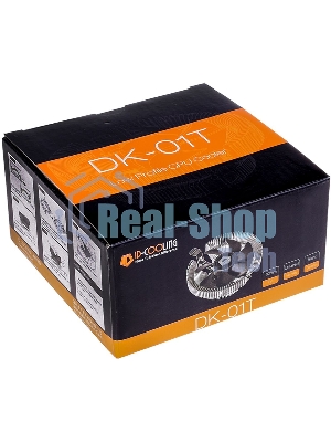 Кулер Cooler ID-Cooling ID-CPU-DK-01T серебристый 92мм алюминий 2200rpm 24db 3-pin 95W 52мм