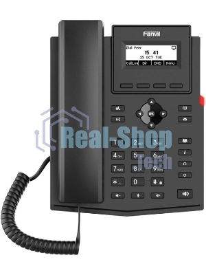 Телефон IP Fanvil X301G черный