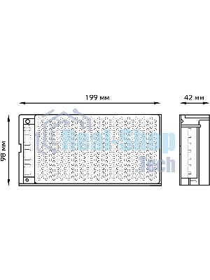 Блок питания GAUSS LED STRIP PS 100W 12V