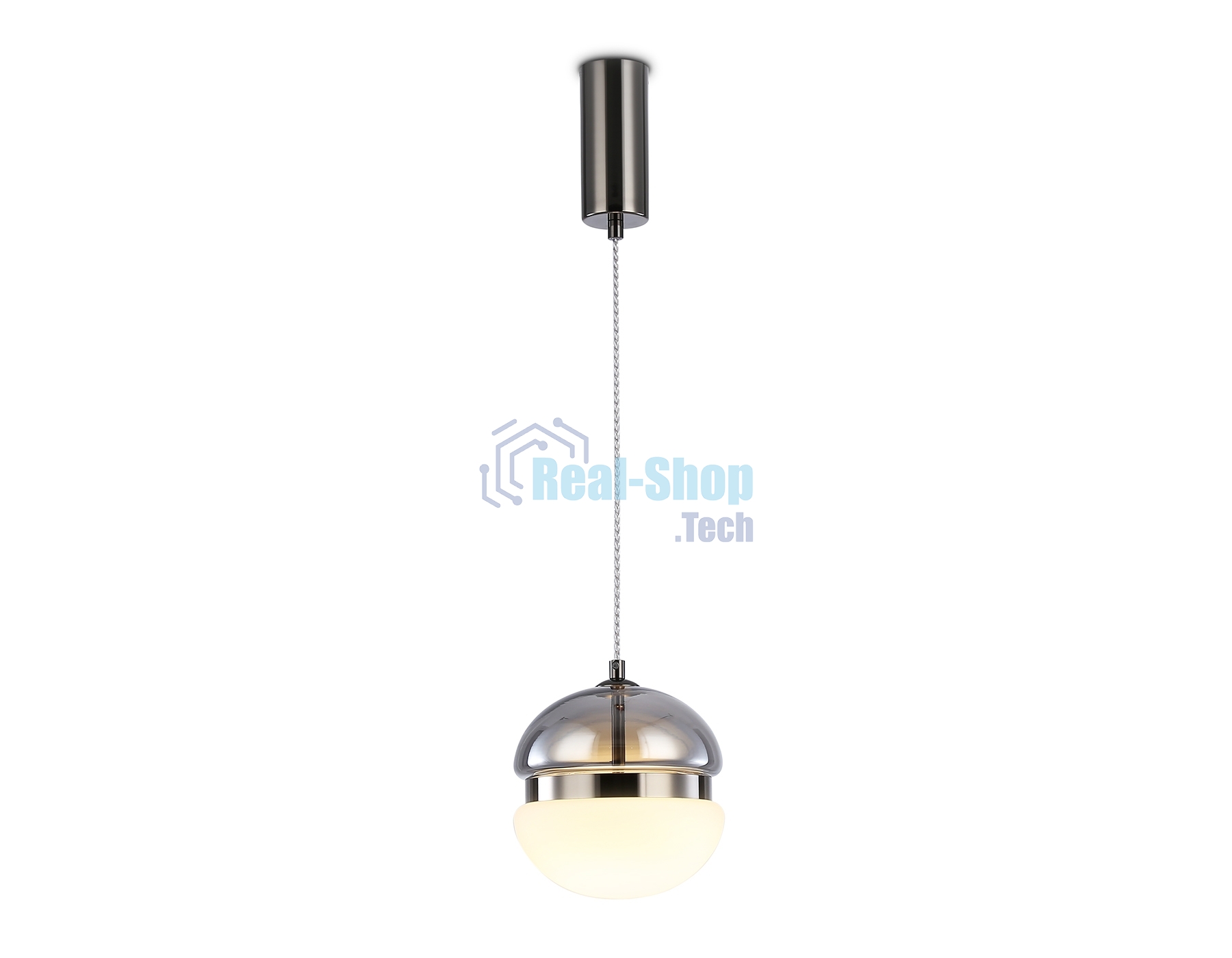 Подвесной светодиодный светильник Ambrella light LH11003 SM/FR дымчатый/белый матовый 20W 3000K D180*200