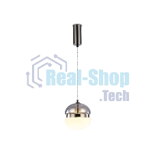 Подвесной светодиодный светильник Ambrella light LH11003 SM/FR дымчатый/белый матовый 20W 3000K D180*200