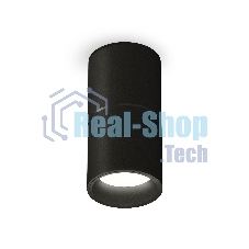 Светильник Ambrella Light XS6302080 SBK/PBK черный песок/черный полированный MR16 GU5.3 (C6302, A2061, N6111)