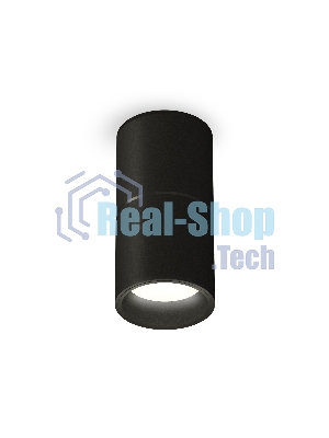Светильник Ambrella Light XS6302080 SBK/PBK черный песок/черный полированный MR16 GU5.3 (C6302, A2061, N6111)