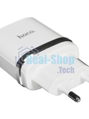 Сетевое зарядное устройство + Кабель Micro HOCO HC-16286 C12Q/1m/QC 3.0/1 USB/Выход: 5V_9V_12V, 18W, белый