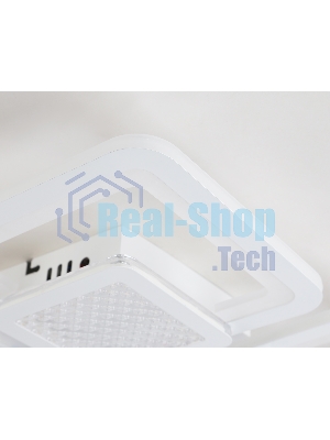 Потолочный светодиодный светильник FA4283/4+4 WH белый 100W 3000K+6400K/4200K/6400K+3000K 435*435*70 (ПДУ ИК)