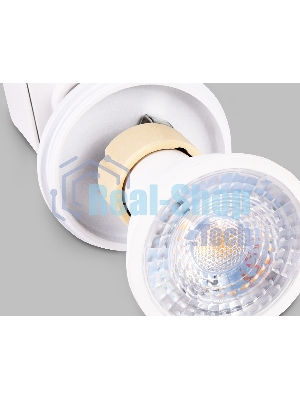 Трековый однофазный светильник со сменной лампой Ambrella light GL5121 WH белый GU10 max 12W