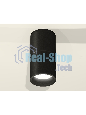 Светильник Ambrella Light XS6302080 SBK/PBK черный песок/черный полированный MR16 GU5.3 (C6302, A2061, N6111)