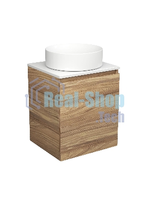 Тумба Bau Dream Blackwood 50 с дверцей, раковина BAU Dream круглая D41