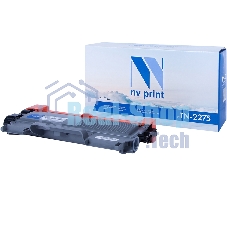 Картридж NVPrint совместимый Brother TN-2275T для HL-2240R/2240DR/2250DNR/DCP-7060DR/7065DNR/7070DWR/MFC-7360NR/7860DWR/FAX-2845R/FAX-2940R (2600k)