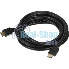 Кабель аудио-видео Buro 2.0 HDMI (m)/HDMI (m) 3м. позолоченные контакты черный HDMI 2.0 BHP Кабель аудио-видео Buro 2.0 HDMI (m)/HDMI (m) 3м. позолоченные контакты черный HDMI 2.0 BHP