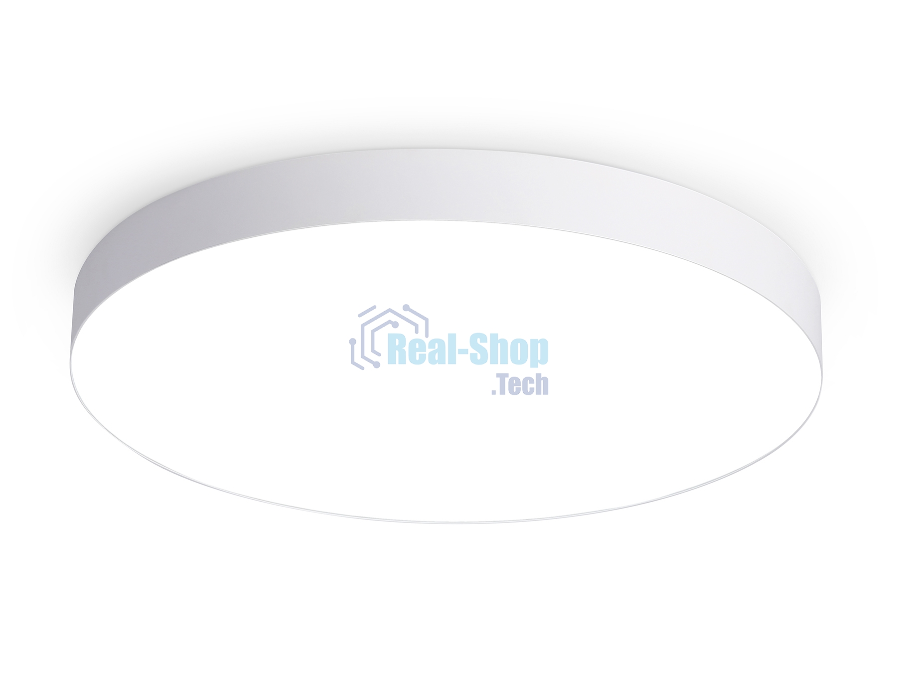 Потолочный светодиодный светильник Ambrella light FV5536 WH белый LED 90W 4200K D600*58 (Без ПДУ)