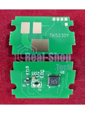 Чип для Kyocera Ecosys P5021cdn/M5521cdn (TK5230Y) Yellow 2.2K (ELP, Китай)
