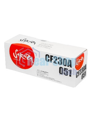 Картридж лазерный Sakura CF230A/051 для HP и Canon, черный, 1 700 к.