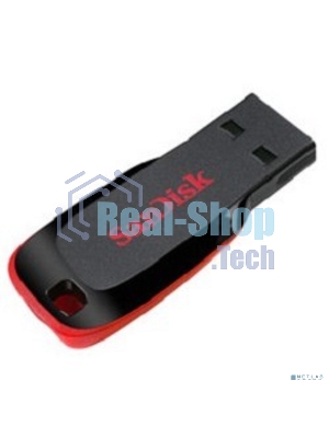 Флешка USB Sandisk CZ50 Cruzer Blade (SDCZ50-032G-B35), 32Gb, USB 2.0, R/W 15/4, черный/красный