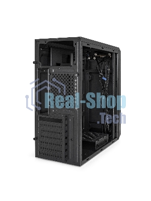 Компьютерный корпус Miditower ExeGate XP-332UC (ATX, без БП, 2хUSB 3.0/1хTypeC, аудио, черный)