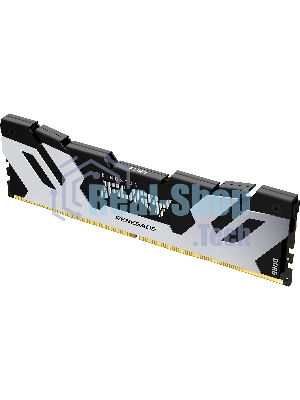 Оперативная память Kingston Fury Renegade, DDR5, 32Gb (1x32GB), 6400MHz, CL32, DIMM, радиатор, серебристый/черный