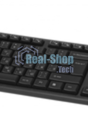 Комплект клавиатура+мышь A4Tech KR-3330S проводной, USB, 1200 DPI, чёрный