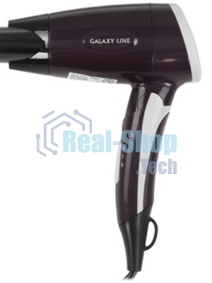 Фен Galaxy Line GL 4338 фиолетовый, 1200 Вт, компактный