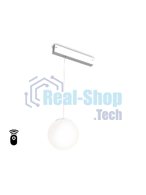 Управляемый светодиодный светильник для шинопровода Magnetic Ambrella light GL1441 WH/FR белый/белый матовый IP20 10W 3000K-6400K 220V 120° D120 H1500 (Без ПДУ)