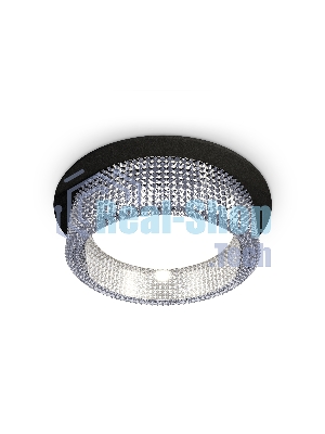 Комплект встраиваемого светильника Ambrella light XC8051030 SBK/CL черный песок/прозрачный GX53 (C8051, N8480)