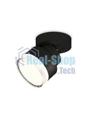Светильник Ambrella Light XM8102028 SBK/FR/CL черный песок/белый матовый/прозрачный GX53 (A2229, A2106, C8102, N8399)