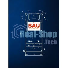Инсталляция BAU PRO для подвесного унитаза, клавиша смыва BAU Pulse для инсталляции, белая/вставка хром