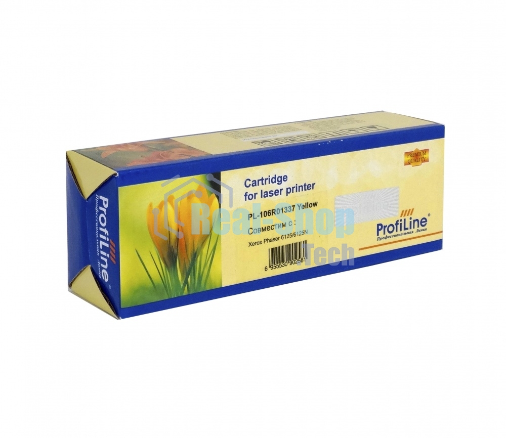 Картридж лазерный ProfiLine PL-106R01337 для принтеров Rank Xerox Phaser 6125/6125N Yellow 1000 копий