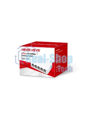 Коммутатор Mercusys MS105, 5 портов Ethernet 100 Мбит/с