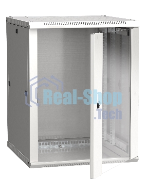 Шкаф ITK LINEA W 12U 600x600 мм дверь стекло, RAL7035