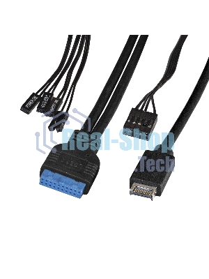 Компьютерный корпус Miditower ExeGate XP-332UC (ATX, без БП, 2хUSB 3.0/1хTypeC, аудио, черный)