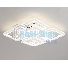 Потолочный светодиодный светильник FA4283/4+4 WH белый 100W 3000K+6400K/4200K/6400K+3000K 435*435*70 (ПДУ ИК)