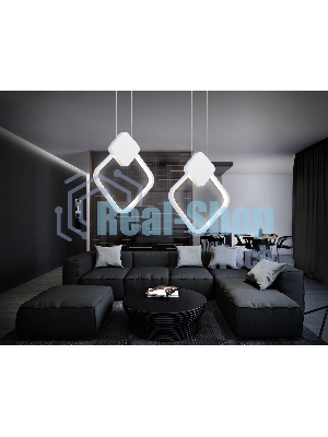 Светильник Ambrella light FL5255 WH белый 11W 4200K 252*20*1200 (без ПДУ)