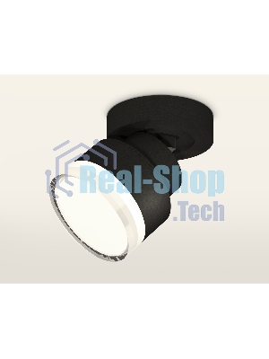 Светильник Ambrella Light XM8102028 SBK/FR/CL черный песок/белый матовый/прозрачный GX53 (A2229, A2106, C8102, N8399)