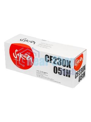 Картридж лазерный Sakura CF230X/051H для HP и Canon, черный, 4000 к.