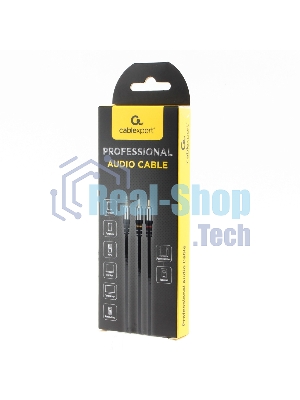 Кабель аудио Cablexpert CCAB-02-35M2RM-1.5MB. 3.5 Jack(M)/2х RCA (M), черный, 1.5м, блистер