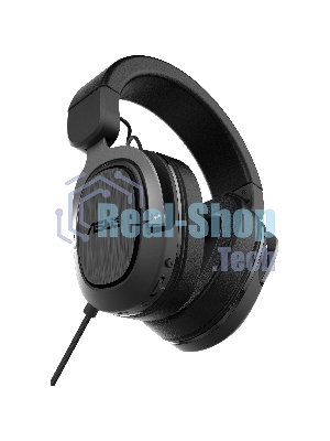 Гарнитура ASUS TUF Gaming H3 чёрный/серый, проводная, mini jack 3.5 мм, регулятор громкости, отключаемый микрофон