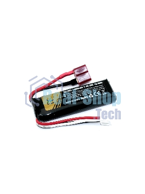 Портативный аккумулятор Li-Pol 7.4v 501855 1400mAh разъем T-plug