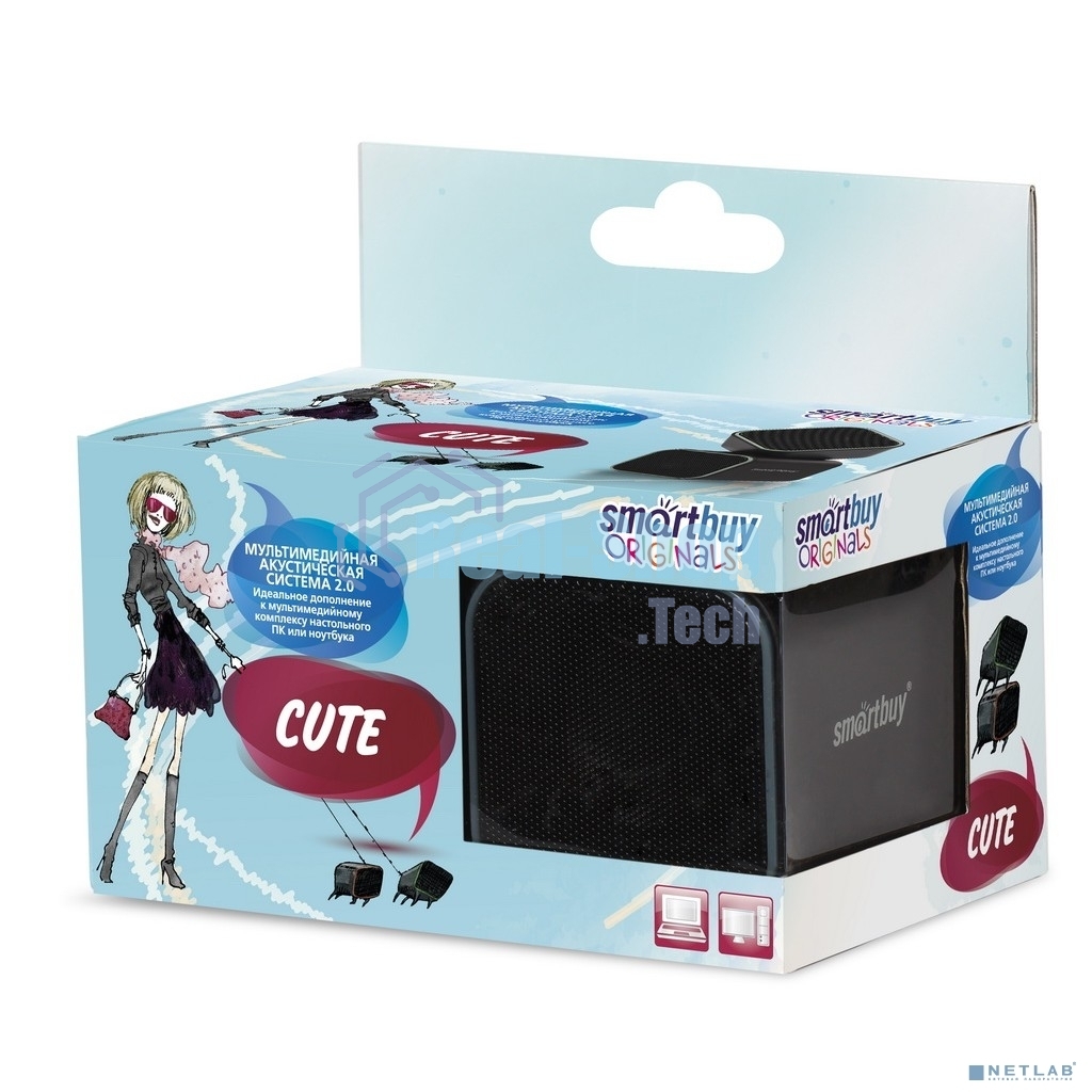 Акустическая система Smartbuy CUTE черно-серые (SBA-2570)/60)