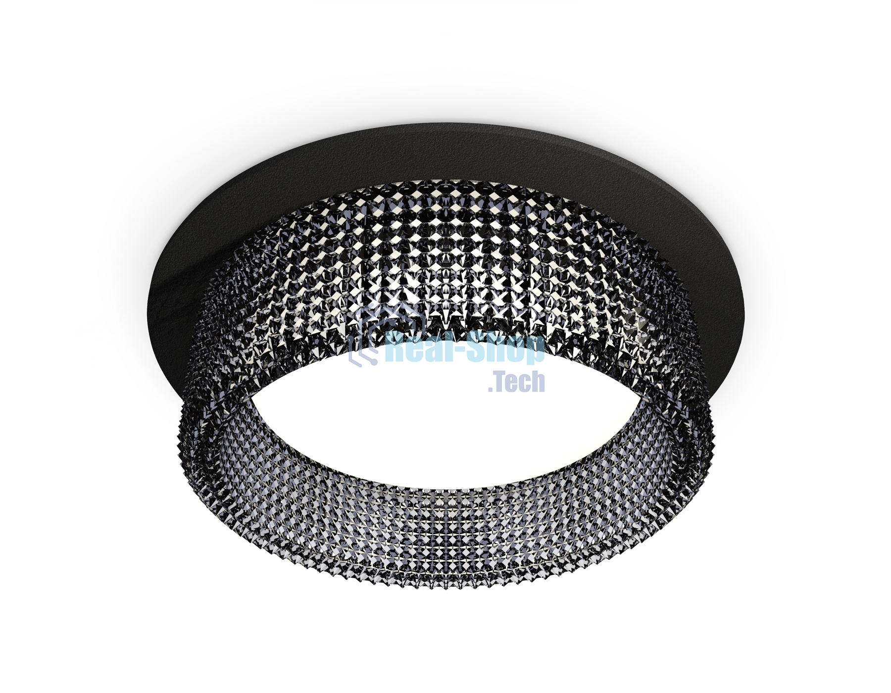 Комплект встраиваемого светильника Ambrella light XC8051031 SBK/BK черный песок/тонированный GX53 (C8051, N8484)