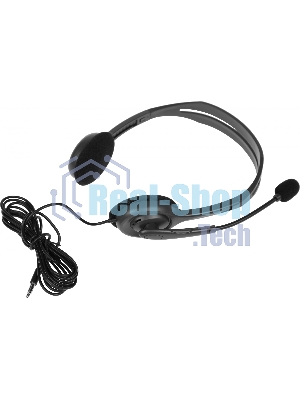 Гарнитура Logitech H111 чёрный, проводная, 3.5 мм