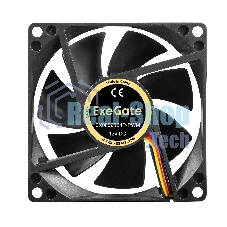 Вентилятор для корпуса ExeGate EX08025S4P-PWM черный, 80 мм, 2300 об/мин, 23 дБ, 4 pin