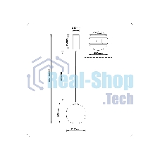 Подвесной светодиодный светильник Ambrella light LH11003 SM/FR дымчатый/белый матовый 20W 3000K D180*200