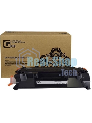 Картридж лазерный GalaPrint GP-CE505A/CF280A/719 черный (2300 стр.) для HP LaserJet P2030/P2035/P2050/P2055/P2055D/P2055DN/Pro 400/M401/425/Canon LBP 6300dn/6650dn/MF5840dn/5880dn/MF5940