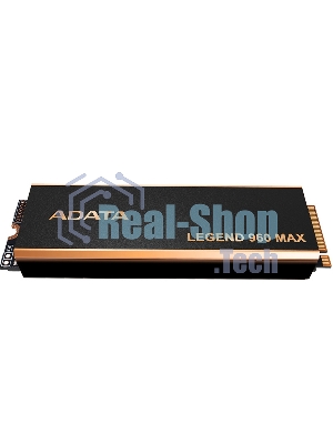 Накопитель SSD ADATA LEGEND 960 MAX, 2Tb, PCIe 4.0 x4, M.2 2280, NVMe, R/W 7400/6800, с радиатором