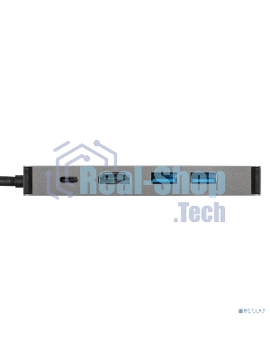 USB-концентратор ExeGate DUB-21C/PD/HL, USB Type-C, USB/USB Type-C/RJ45, USB